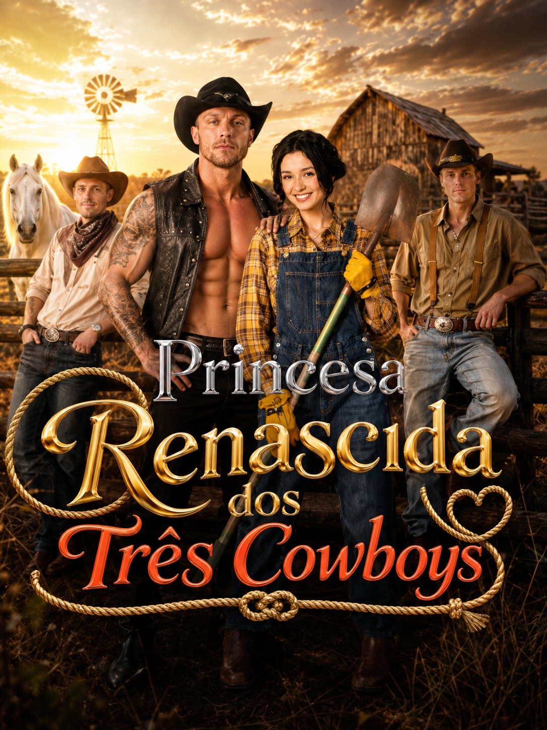 Princesa Renascida dos Três Cowboys (Dublado)